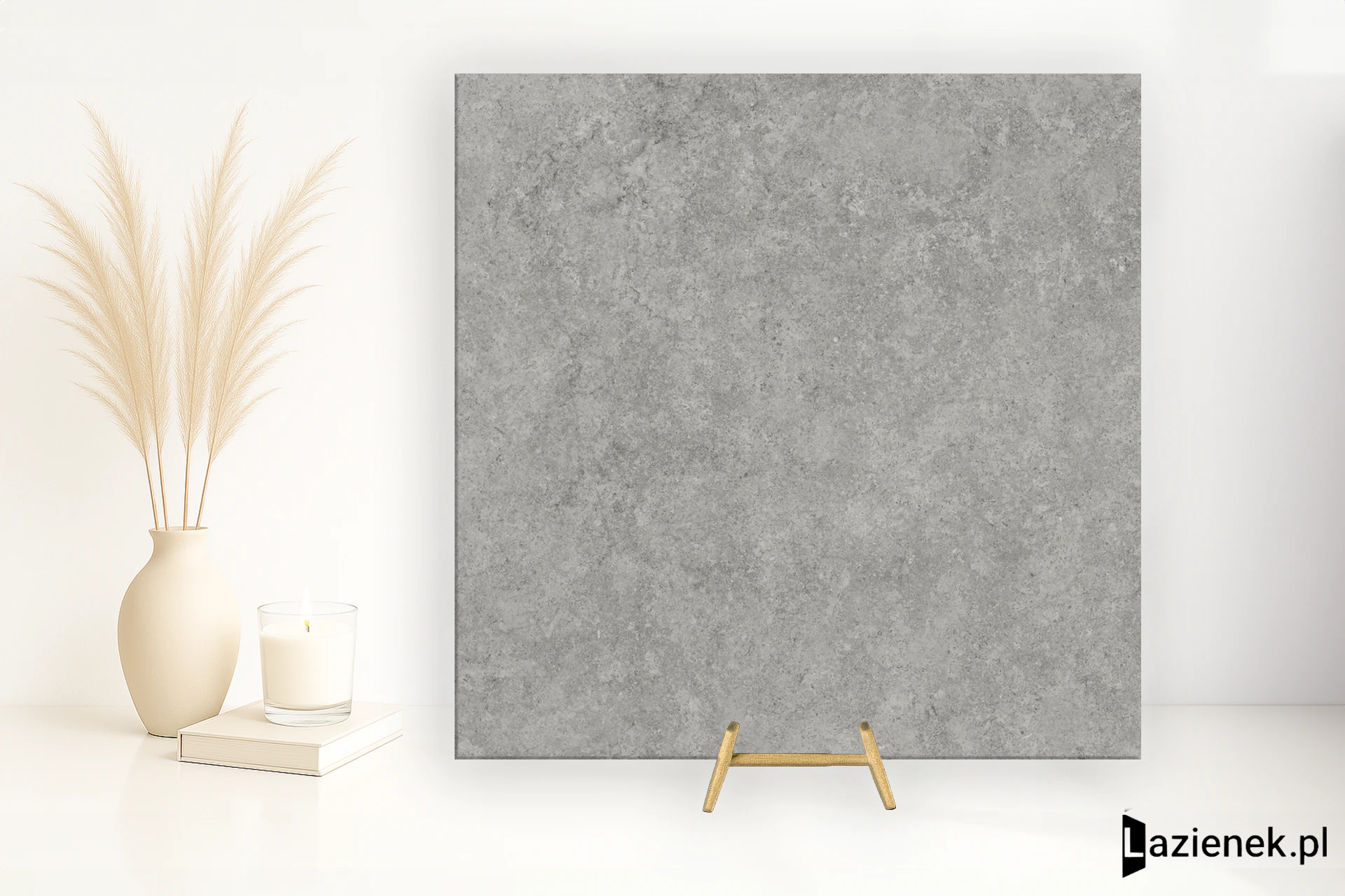 Cotto D'este Pura Grey szlifowana 90x90 cm gr. 14 mm - płytka rektyfikowana / EGGPRH0